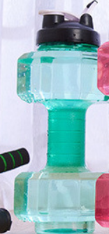 HydraFlex – Sustainable Dumbbell Water Bottle for Fitness
