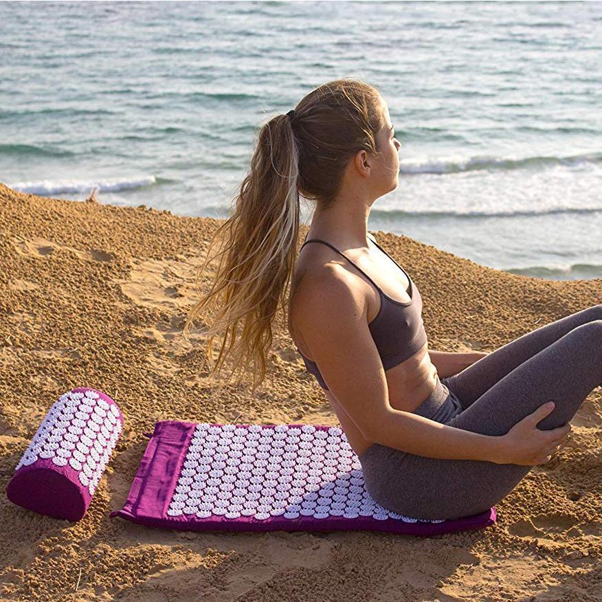 RelaxPress – Acupressure Yoga Mat and Pillow Set