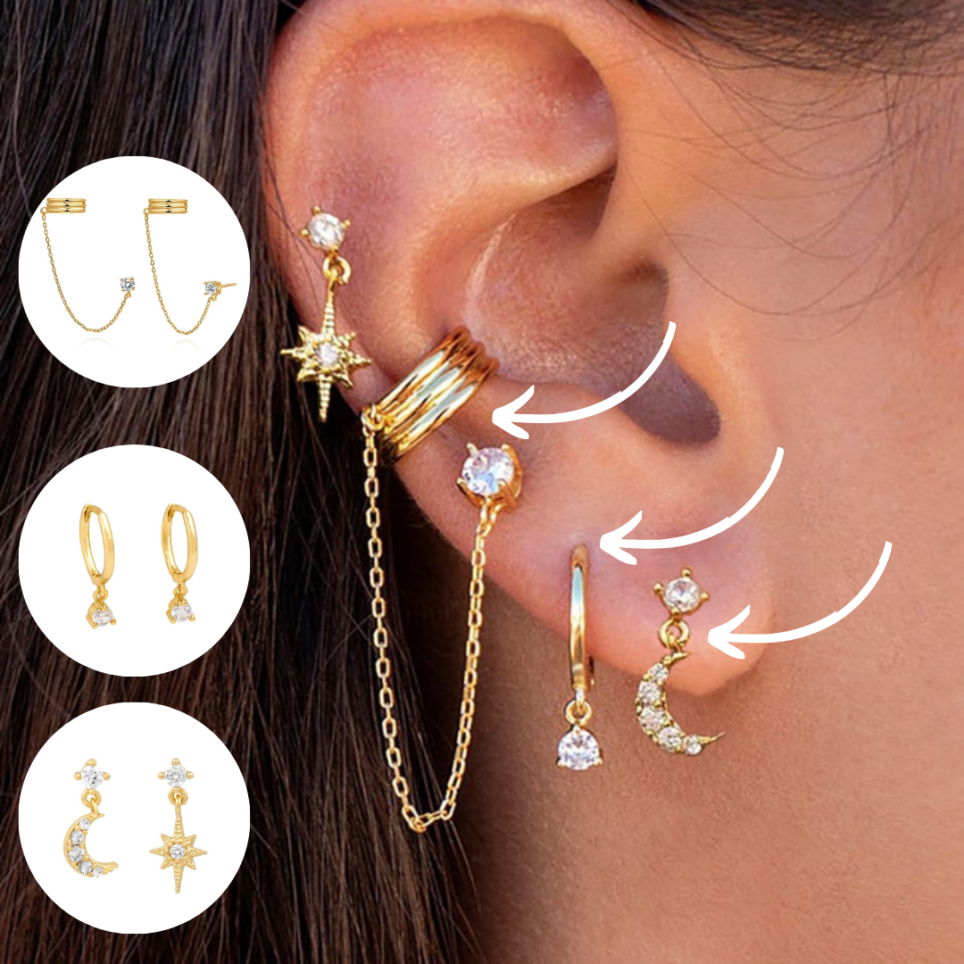 Amira Boho Earrings Set - Unique Jewellery