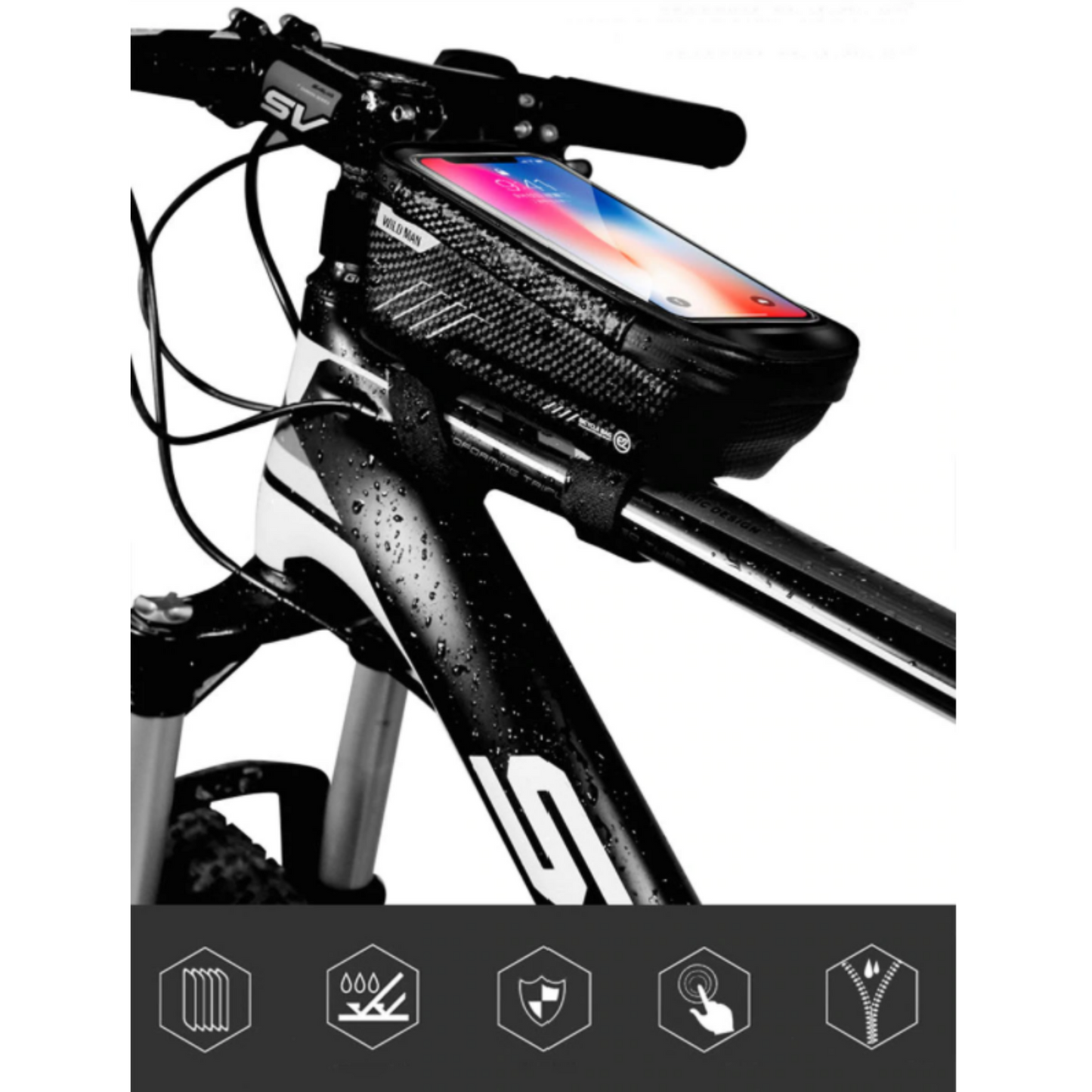 FrameX - Stylish Storage for Your Bike Accessories