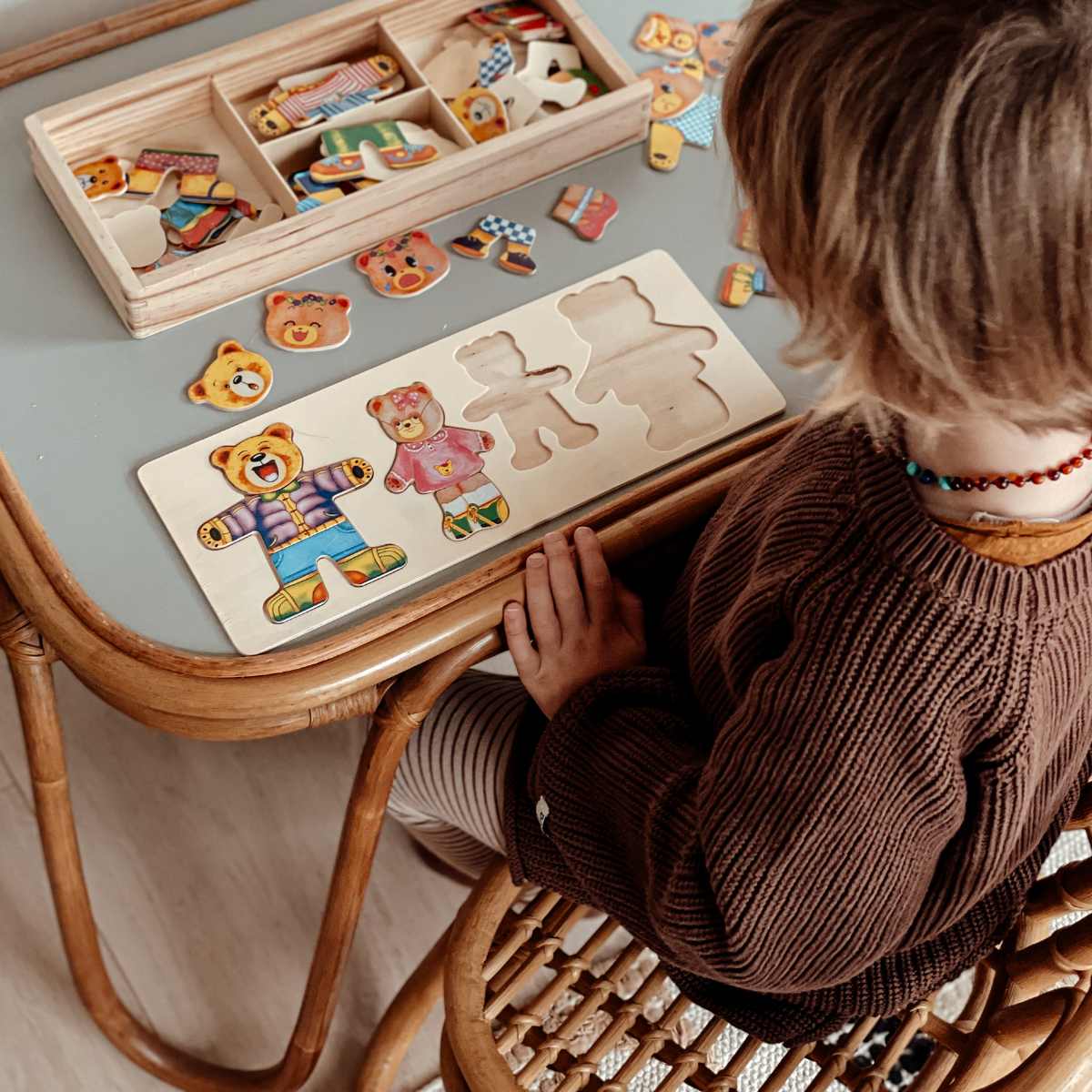 PuzzleMaster - Wooden DressUp Puzzle for Kids