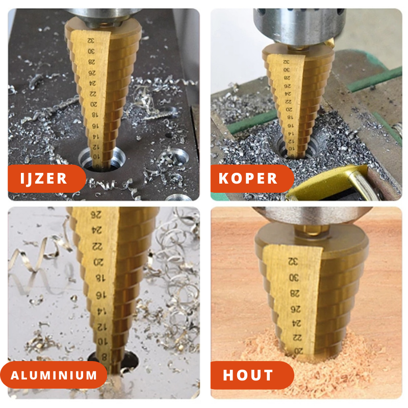 Titanium Pro Drill Set – Precision Drill Bit for Metal and Wood