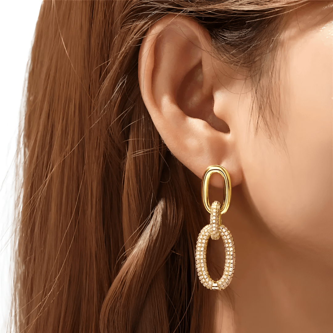 Aurora Sparkle Earrings - Elegant Earrings for a Luxurious Look
