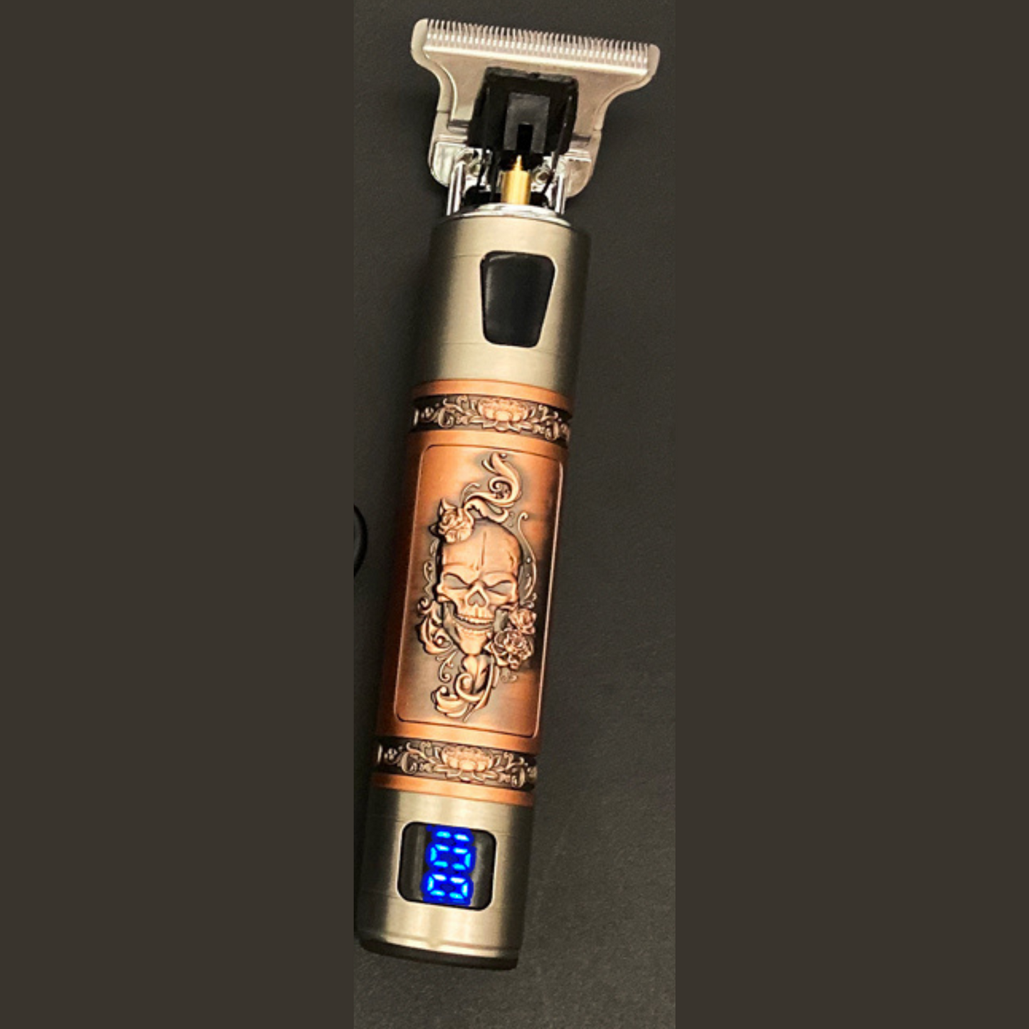 SkullTrim - Vintage Rechargeable Beard Trimmer with Attachments