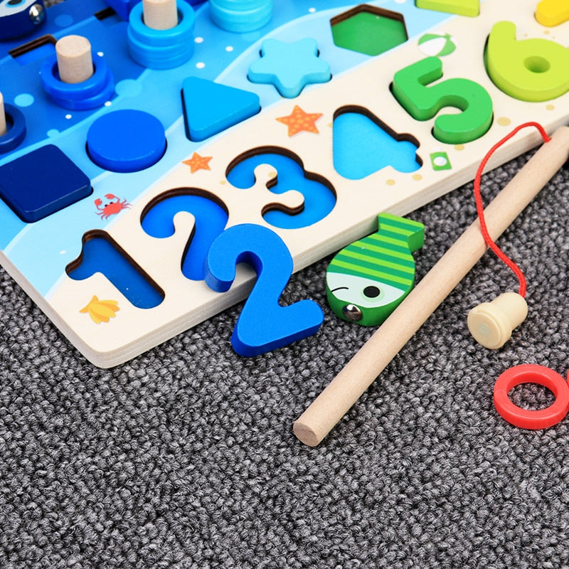 SafariExplorer - Wooden Montessori Toddler Board