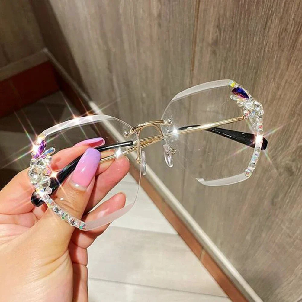 AyaVision - Vintage Rimless Sunglasses for Style