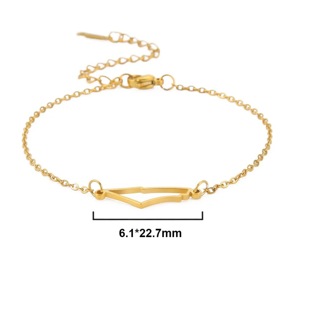 Aurora Hoop Bracelet - Elegant Gold Jewellery