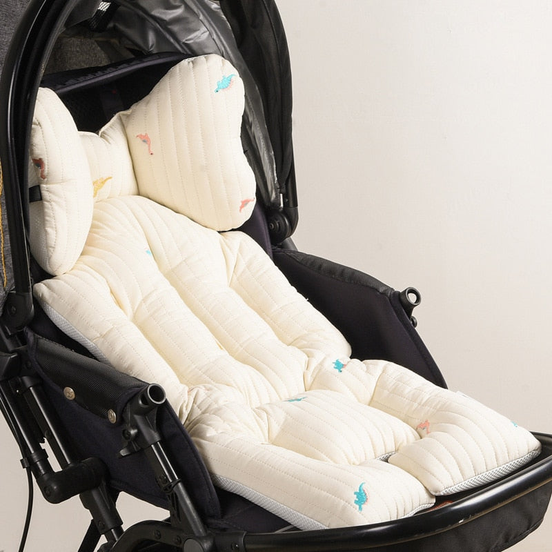 SnuggleRide - Comfortabel Kinderwagen Kussen met Stijlvolle Prints
