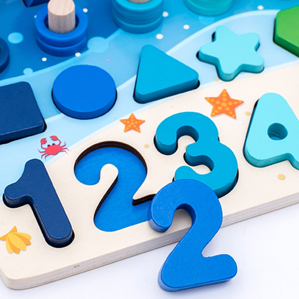 SafariExplorer - Wooden Montessori Toddler Board