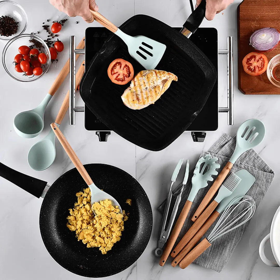 FlexiChef – Sustainable Silicone Kitchen Utensil Set