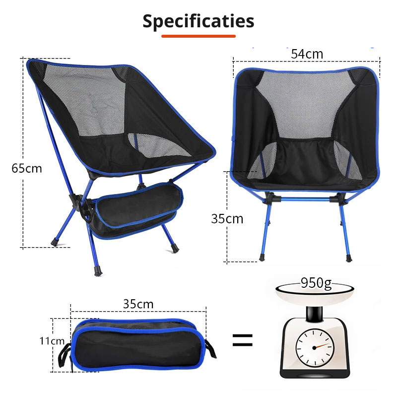 MoonFold Chair - Compact Folding Outdoor Chair