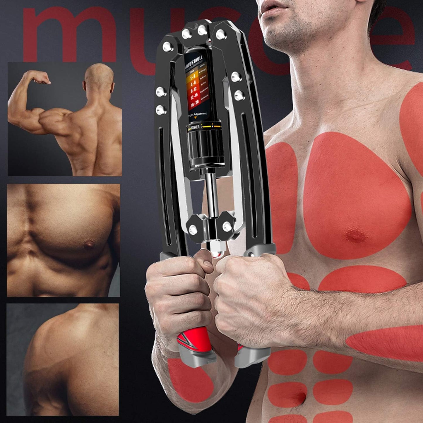 TwisterPro - Adjustable Hydraulic Arm Trainer (10-200 KG)