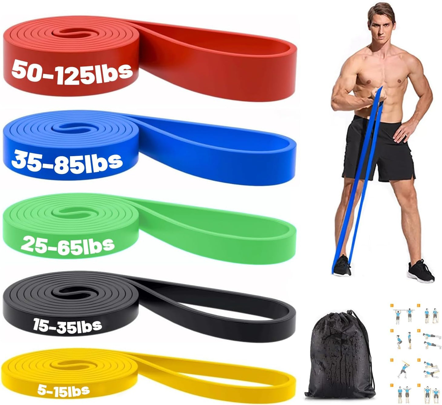 ResistFlex - Set of Resistance Bands for Training
