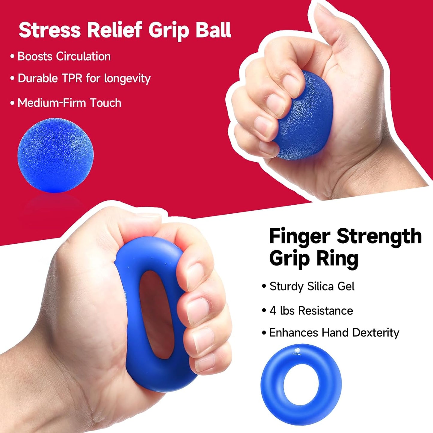 GripMaster - Adjustable Hand Strengthener Set (5 pieces)