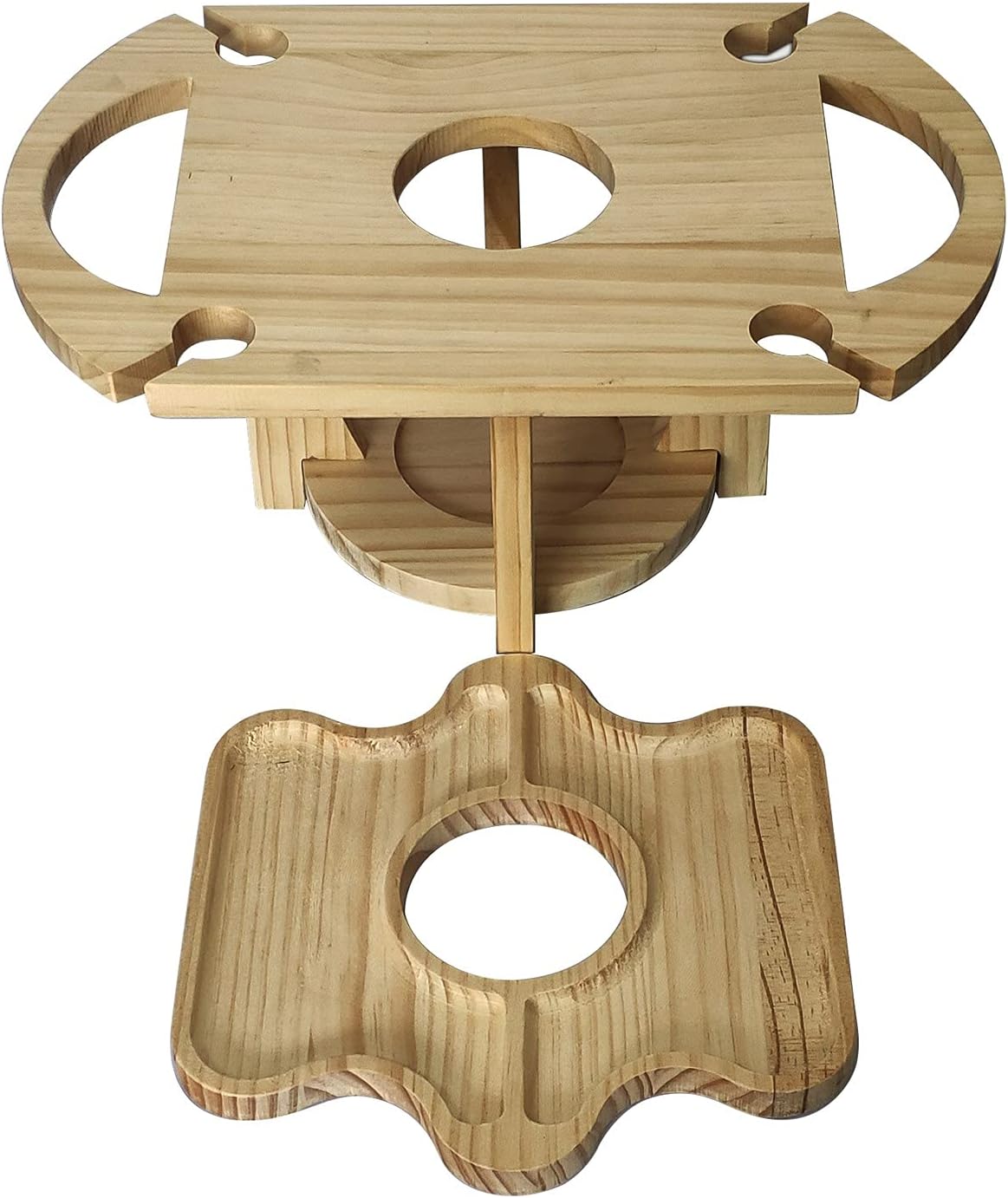 DualServe Rack – Stylish Table Rack for Fruit & Wine