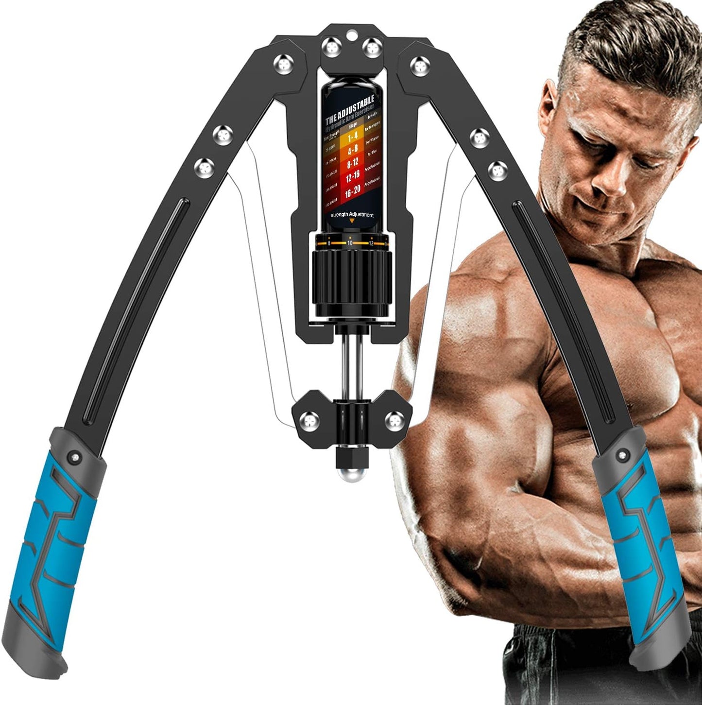 TwisterPro - Adjustable Hydraulic Arm Trainer (10-200 KG)