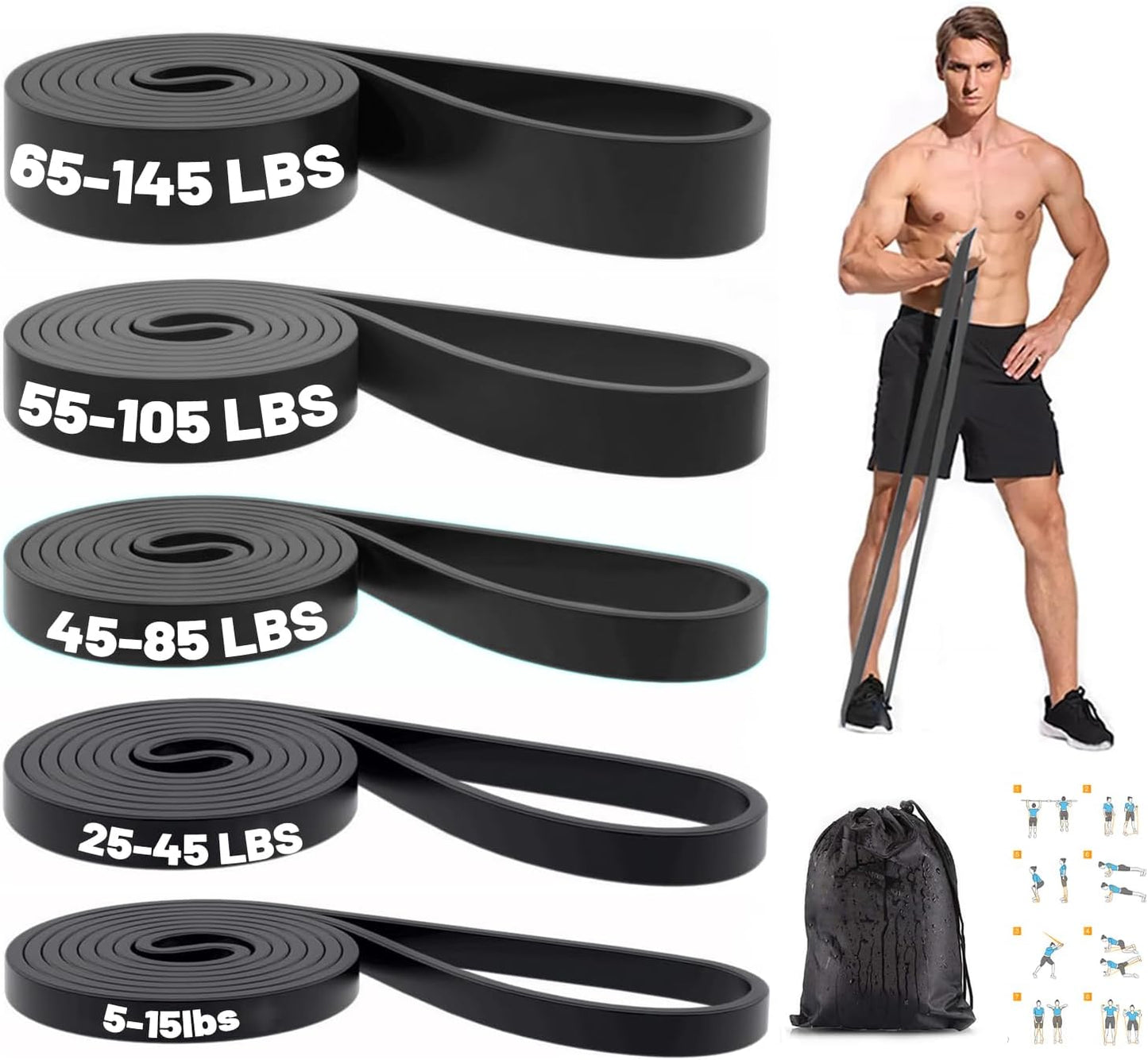 ResistFlex - Set of Resistance Bands for Training