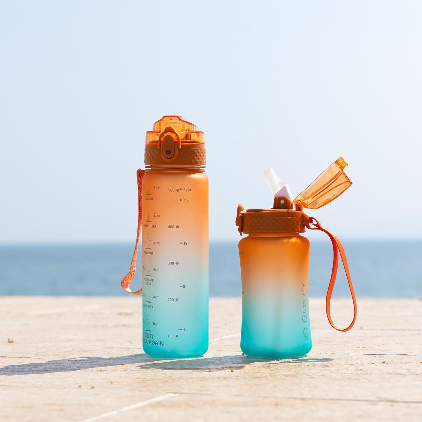 EcoFlow - Reusable Tritan Water Bottle with Straw