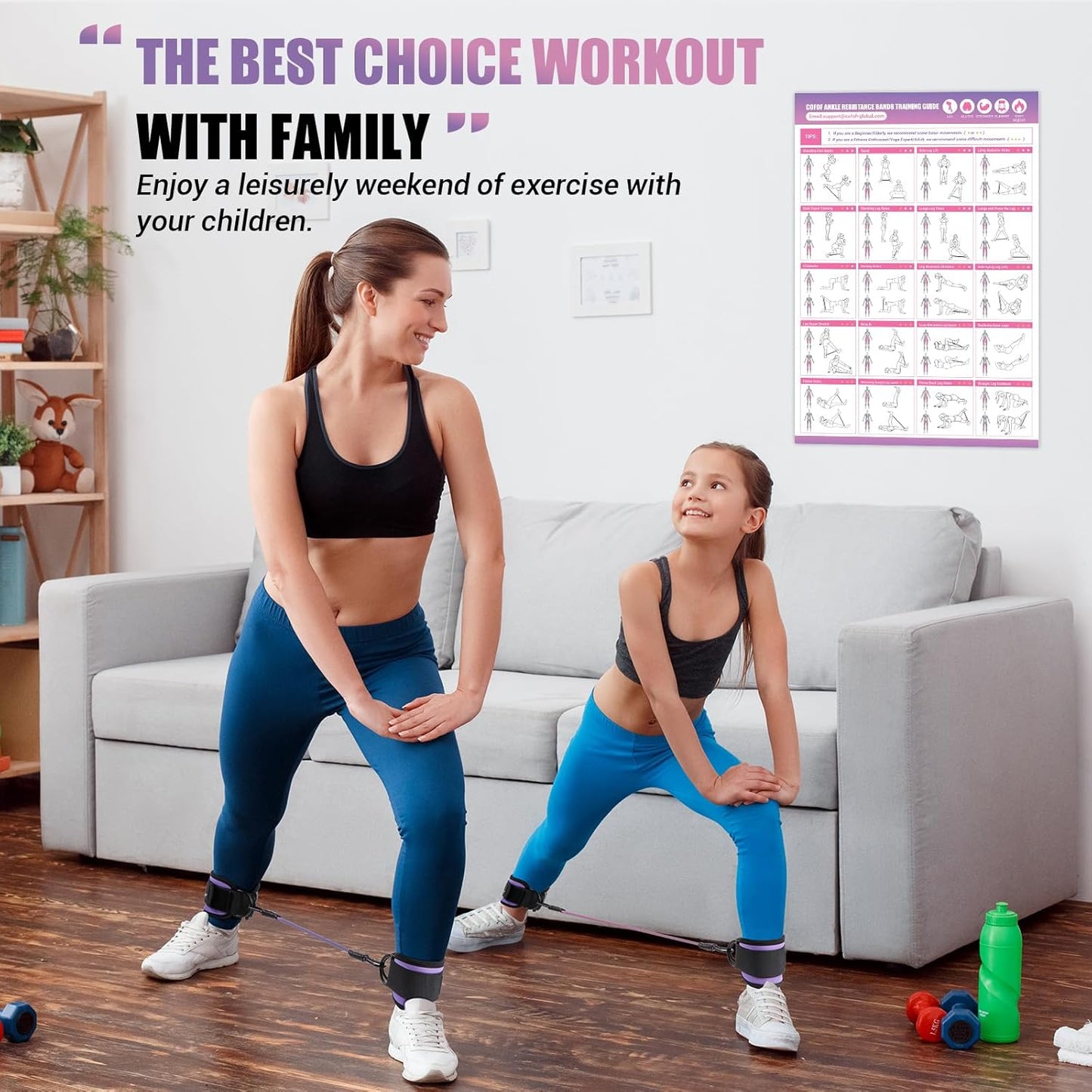 FlexTone - Resistance bands for hip and glute exercises