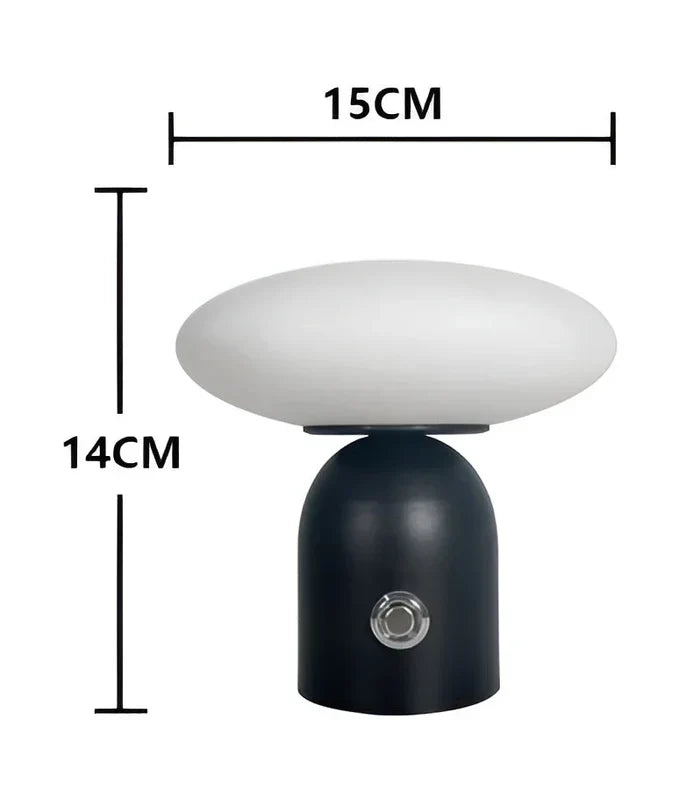 NordicGlow – Luxury Mushroom LED Lamp with Smart Touch