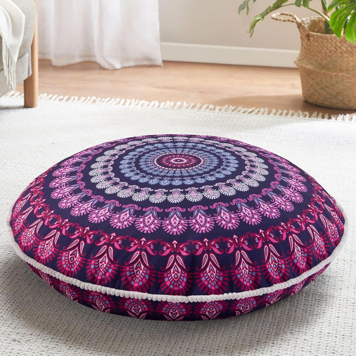 MandalaCushion - Bohemian Meditation Cushion for the Floor