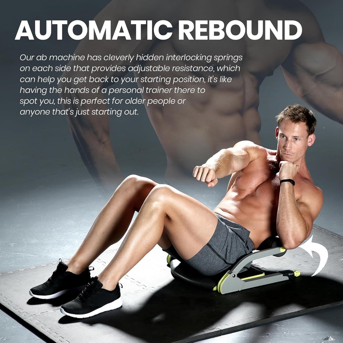 CoreMax - Compact Ab Crunch Trainer for Home