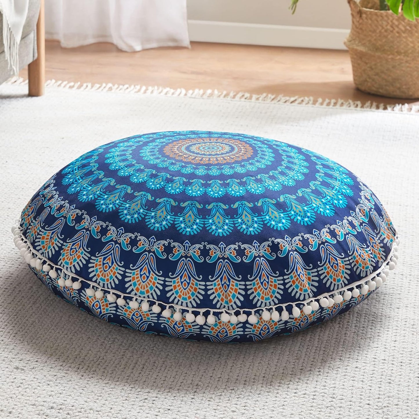 MandalaCushion - Bohemian Meditation Cushion for the Floor