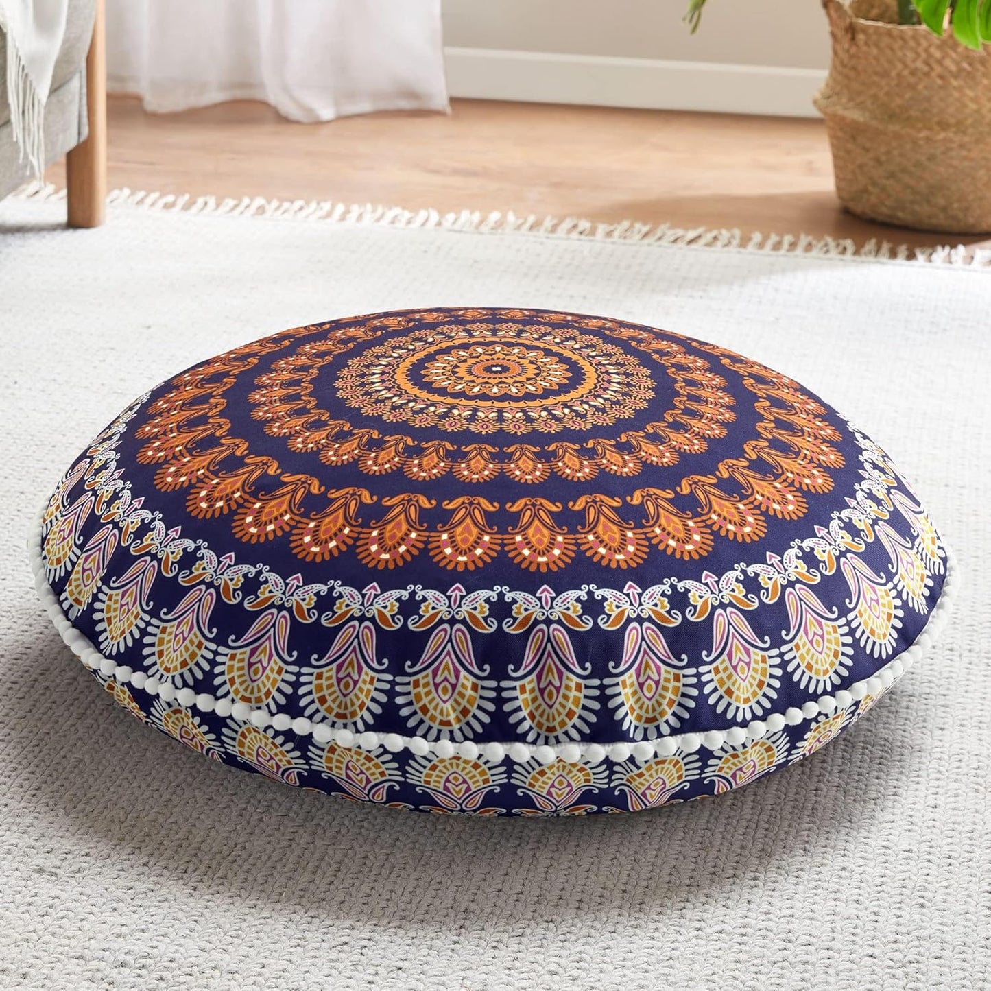 MandalaCushion - Bohemian Meditation Cushion for the Floor