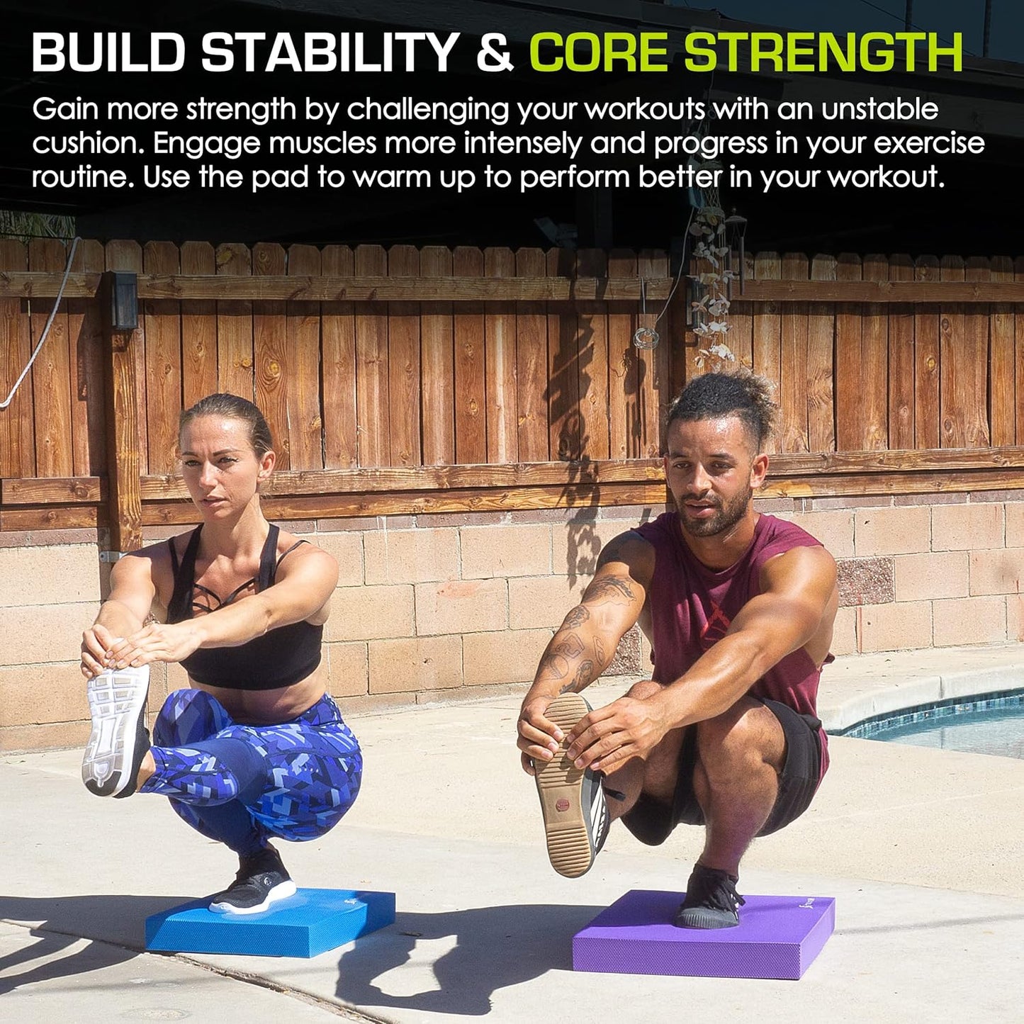 BalancePro – Padded Non-Slip Foam Mat for Stable Use