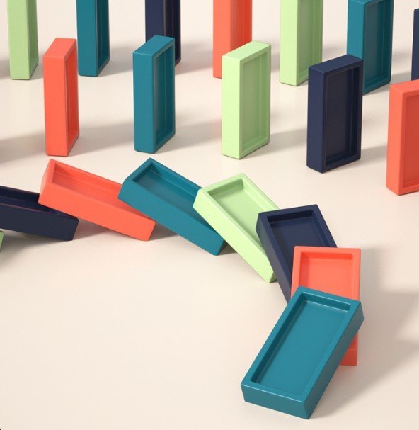 AutoDomino - Innovative Automatic Domino Playing Set