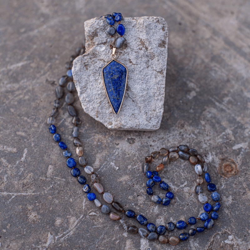Aurealis Mala Necklace - Protective Jewelry for Inner Peace