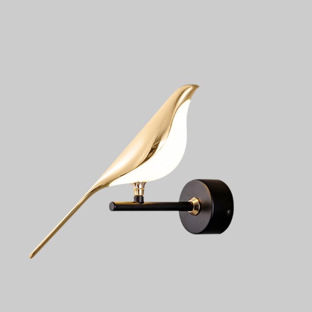 BirdGlow - Luxe LED Vogel Wandlamp