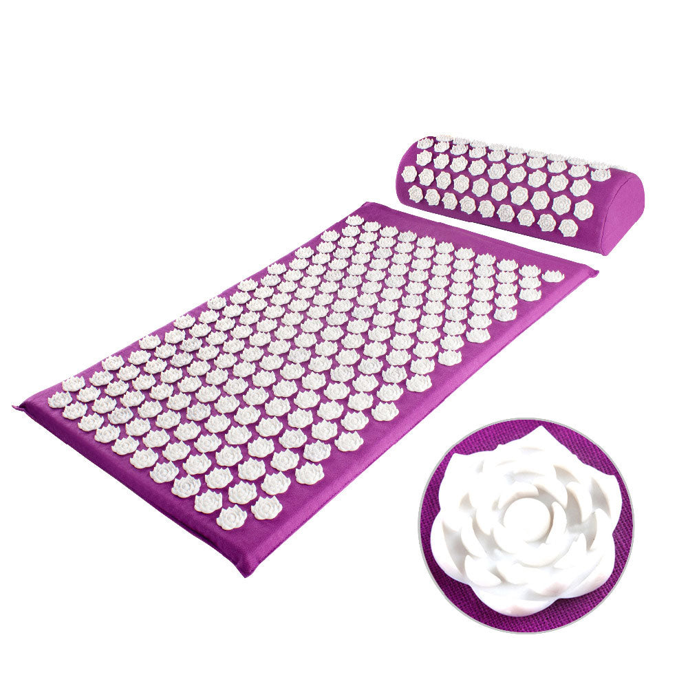 RelaxPress – Acupressure Yoga Mat and Pillow Set
