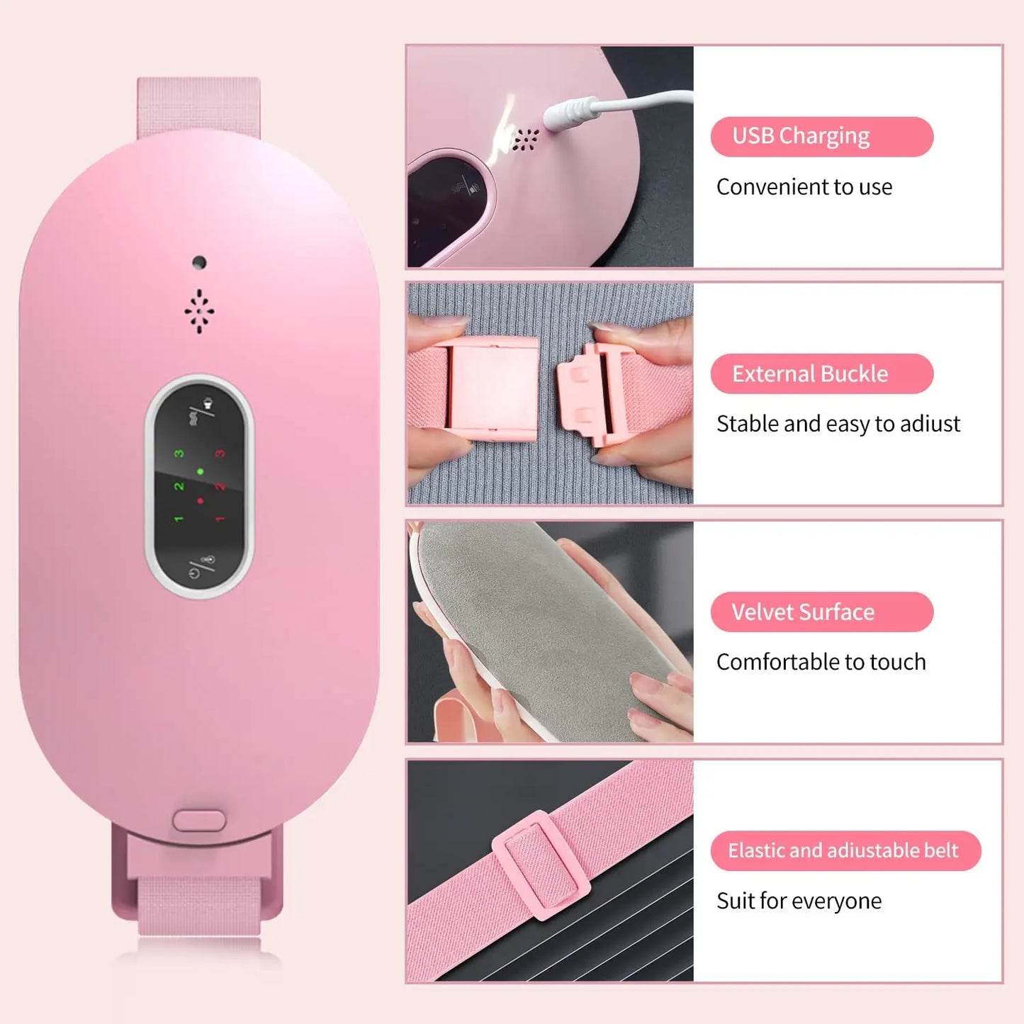 RelaxEase - Portable Massage and Heating Pad