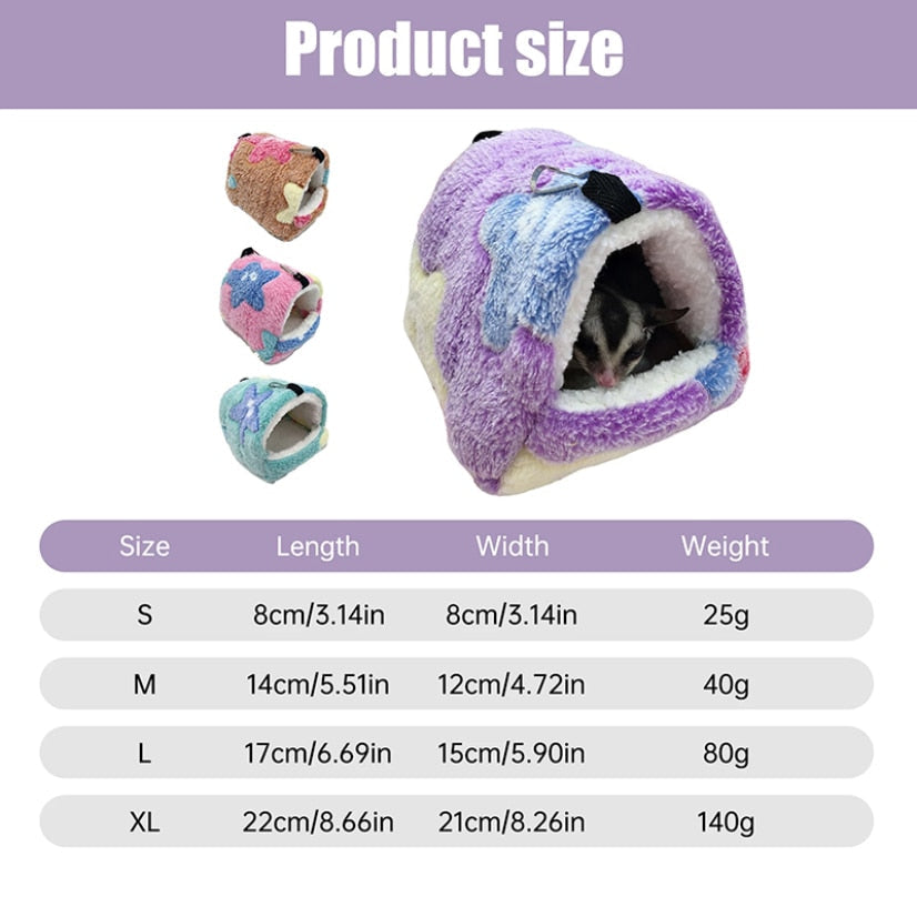 HarryHamster – Soft Hamster House with Hammock