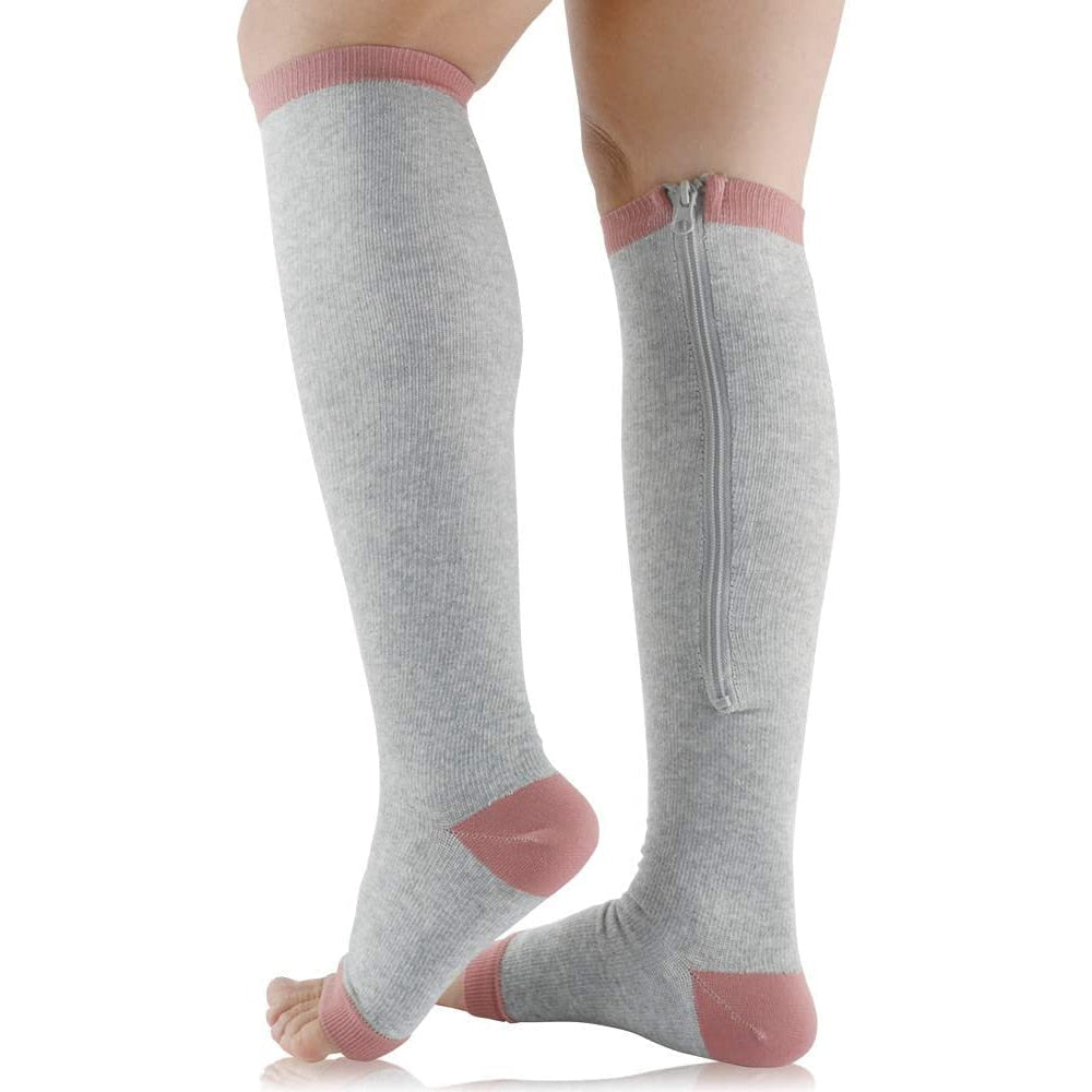 SupportEase - Zipper compression stockings for comfort