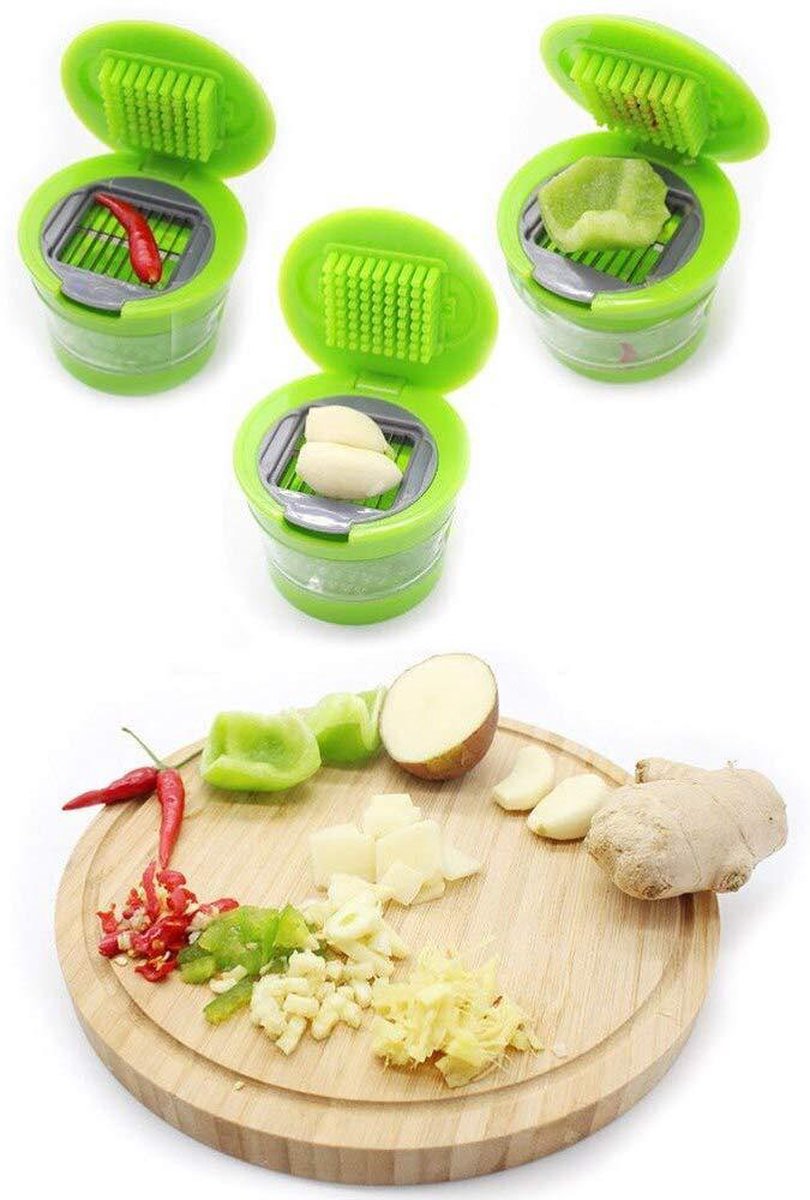 GarlicPress Pro - Compact Garlic Press with Reservoir
