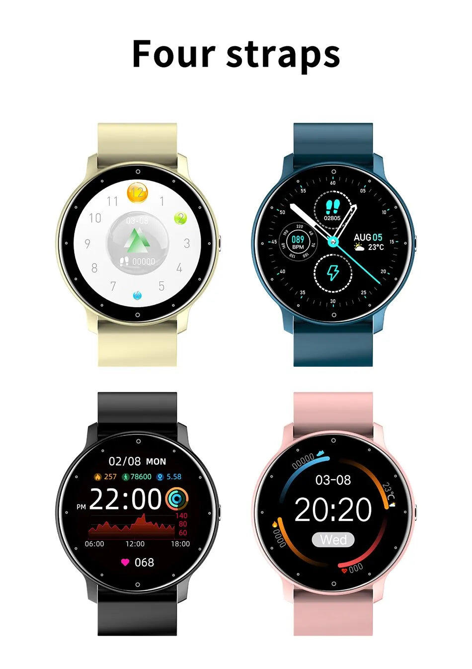 ActiveTrack - Stylish Smartwatch for Performance
