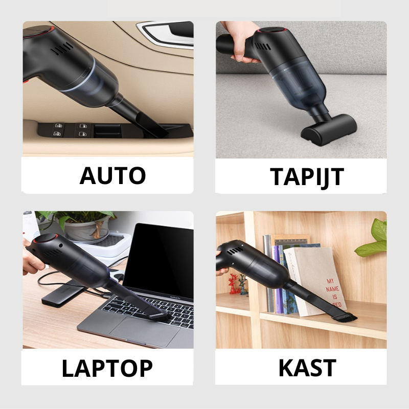 PowerVac – Portable Car Vacuum Cleaner with Quiet Sound