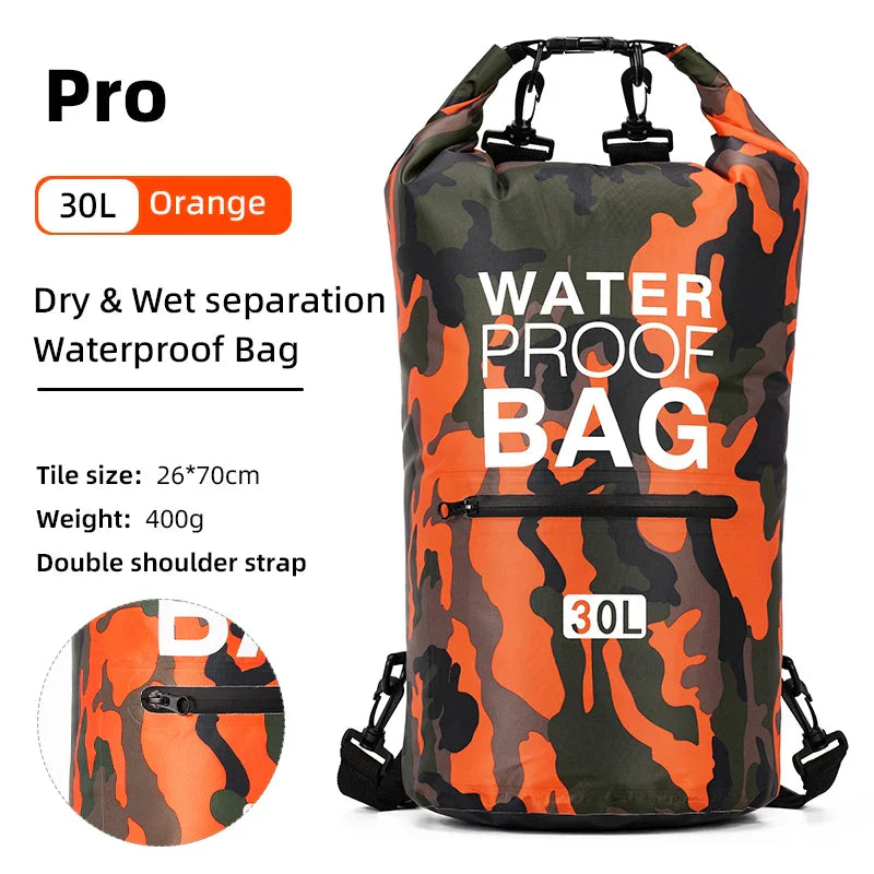 AquaVault - Waterproof Backpack with Separate Compartments