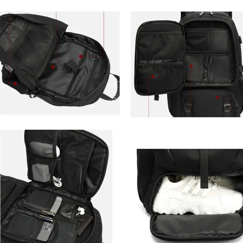 UrbanTrail - Backpack with USB port and large capacity
