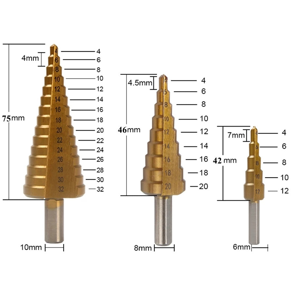 Titanium Pro Drill Set – Precision Drill Bit for Metal and Wood