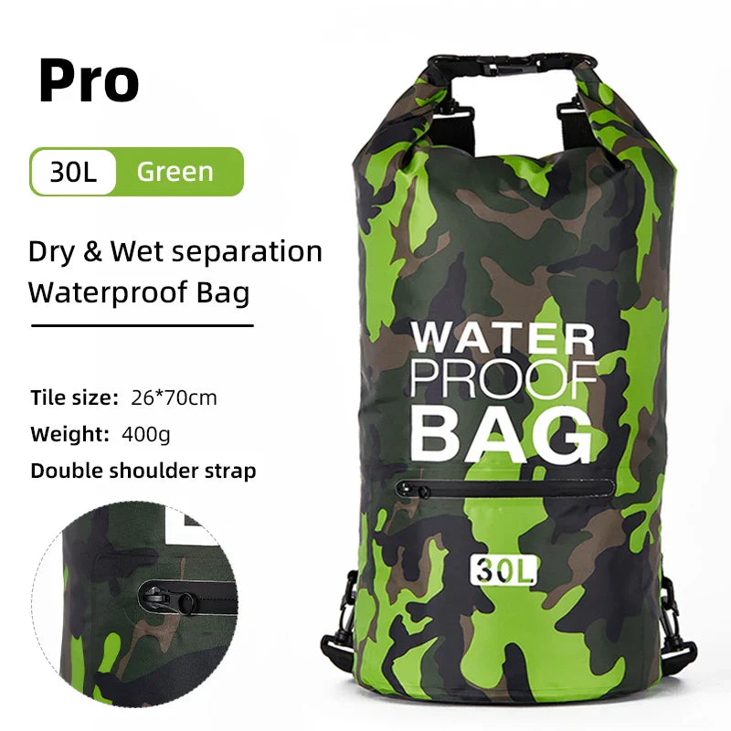 AquaVault - Waterproof Backpack with Separate Compartments