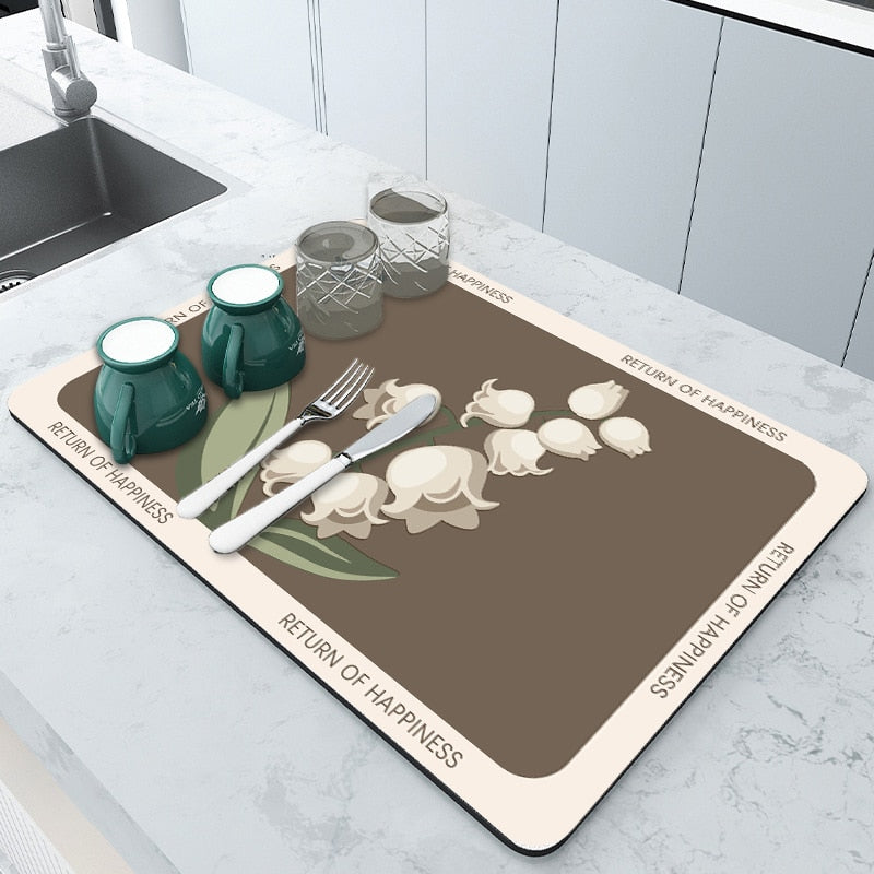 AbsorpTowel Mat - Anti-slip, Ultra-absorbent and Stylish