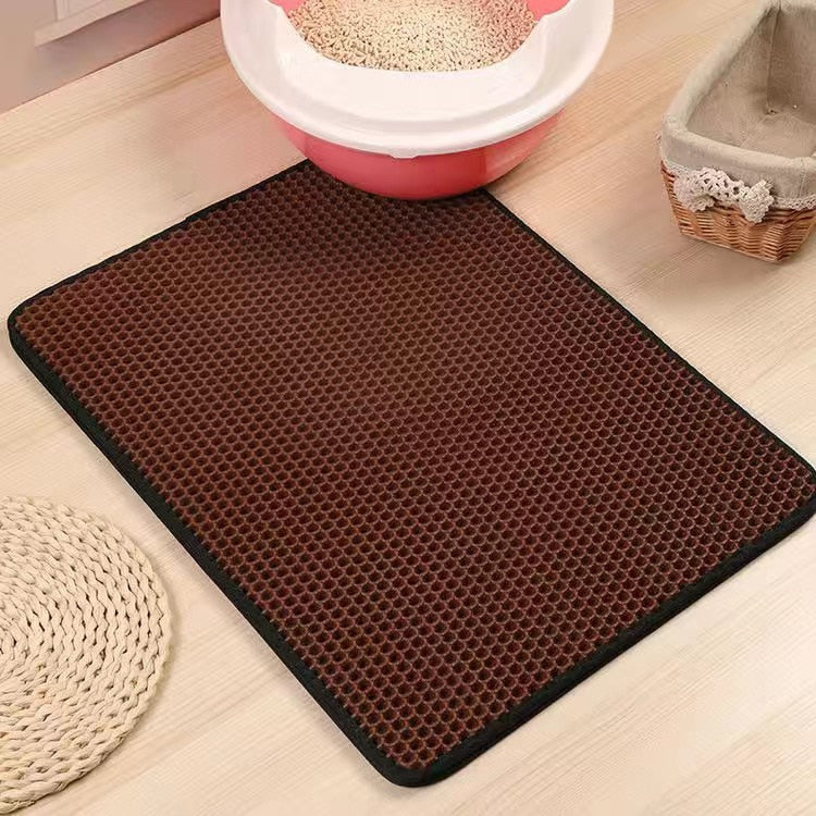NonSlipPurrfect – Stylish Cat Litter Mat for Dry Floors