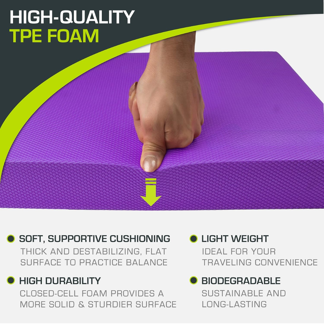 BalancePro – Padded Non-Slip Foam Mat for Stable Use