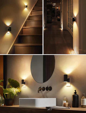 NocturaGlow - Stylish Atmospheric Wall Lamp for Home