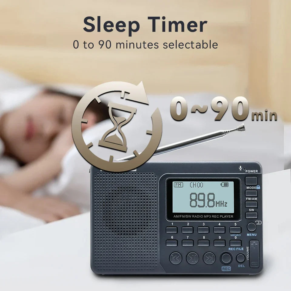 EchoWave - Portable Retro Radio with Powerful Sound