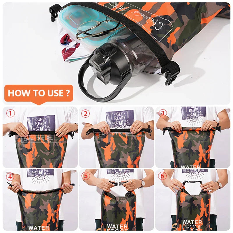 AquaVault - Waterproof Backpack with Separate Compartments