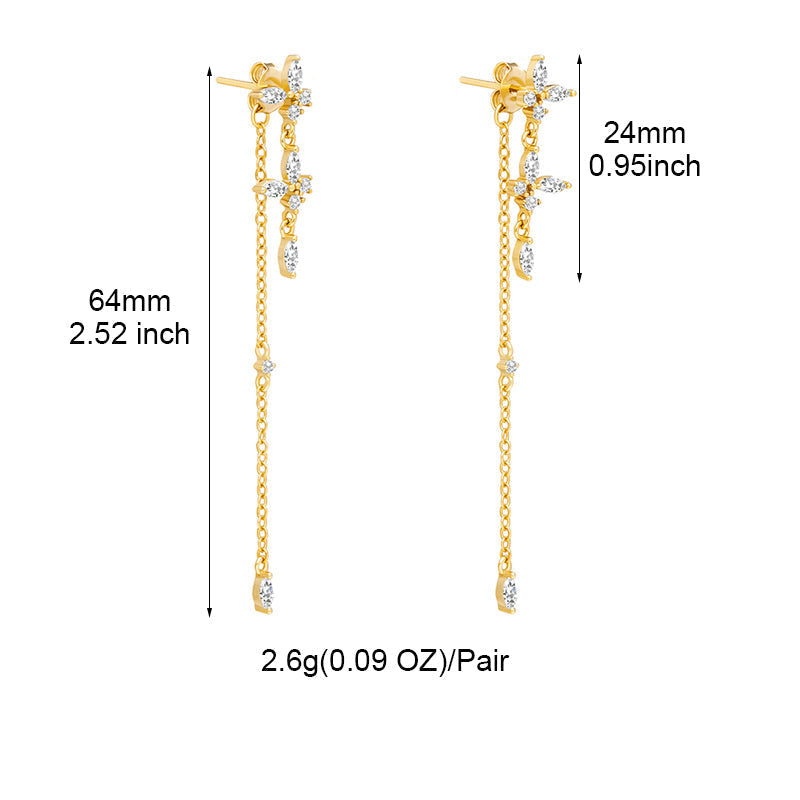 Elodie Drop Earrings - Timeless & Elegant Accessory